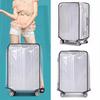 Travel Transparent Luggage Cover Waterproof And Dustproof Pvc Wear Resistant Fits 20-30 Inch Suitcases