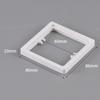 2 szt. Kwadratowy Dystans Gniazda 10 MM Pojedyncza Płyta Dystansowa Gniazda Podkładka Wysokości Puszki Przewodów Elektrycznych Panel Gniazda Włącznika Uszczelka