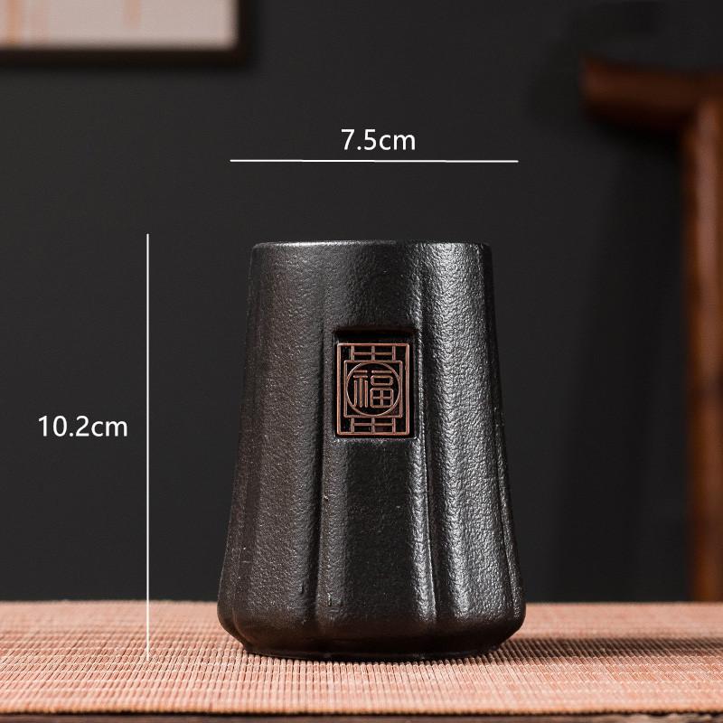 

Chinese Style Tea Making Tools Tea Ceremony Six Gentleman Tea Set Tea Table Ceramic Cans Ebony Utensils Tea Combination Supplies