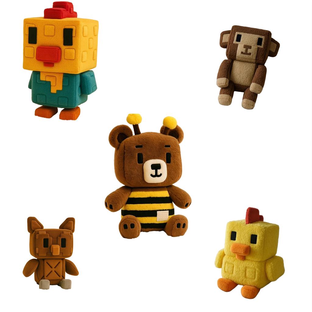 Plush Doll, Toy Gift, Cartoon , Children's Rag Doll, Children's Gift Pillow(No Standard)