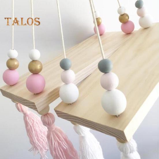 Trebrettperler Dusk Oppbevaring Hylleholder Soverom Veggoppheng Live City Fashion Home Decor