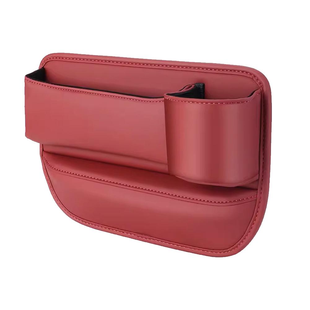 Car Seat  Organizer Leather Multifunction Console Crevice Filler Car Interior Storage Pocket Car Seat Side Drink Phone Holder