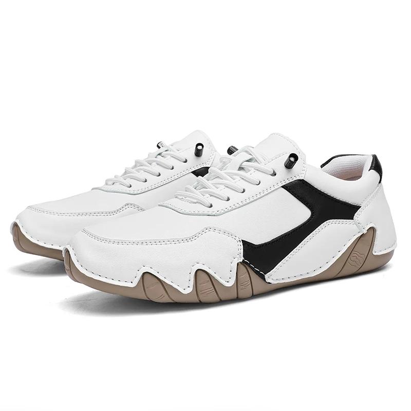 Fashion Women's Lace Up Flat Sports Shoes Comfortable Casual Fashionable Casual Shoes 2025 Men's Simple White Walking Shoes Size 36 48