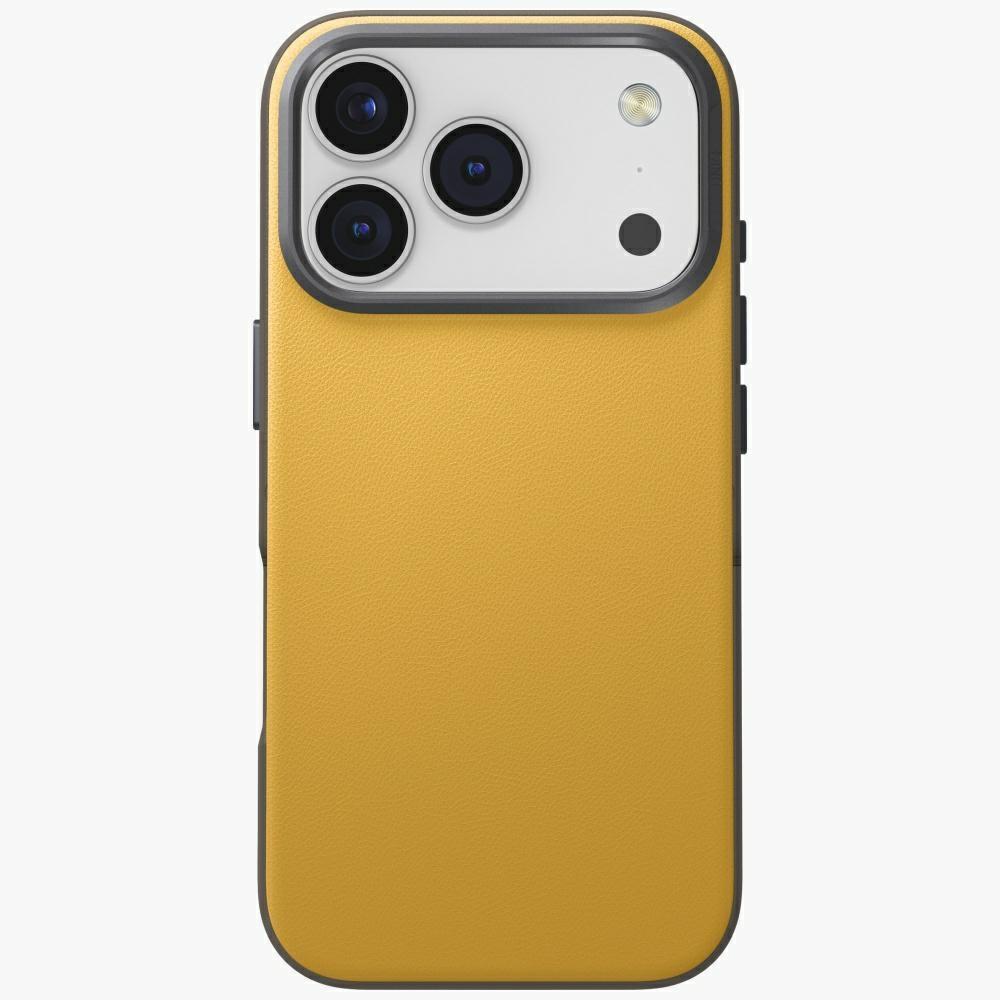 UNIQ Lyden DS Case for iPhone 17 Pro Magclick Charging Yellow-Gray