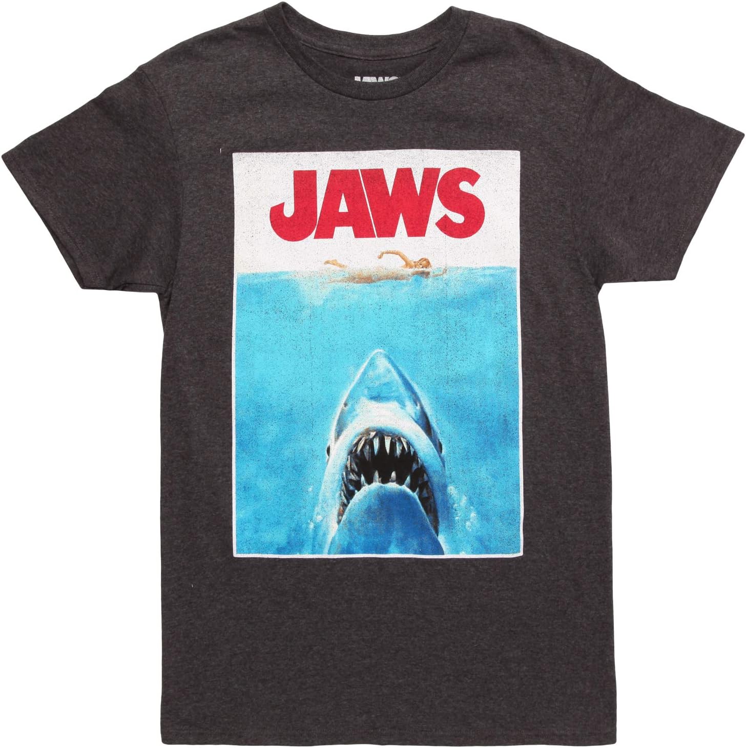 Fifth Sun Mens Jaws Retro Jaws Poster T-Shirt S