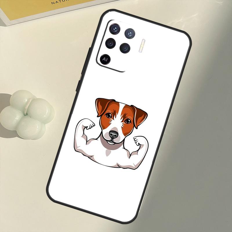 Jack Russell Terrier Dog Case For OPPO A53 A53S 2020 A5 A9 A31 A52 A72 A94 A74 A54 A83 A91 A93 A16 A15 Back Coque