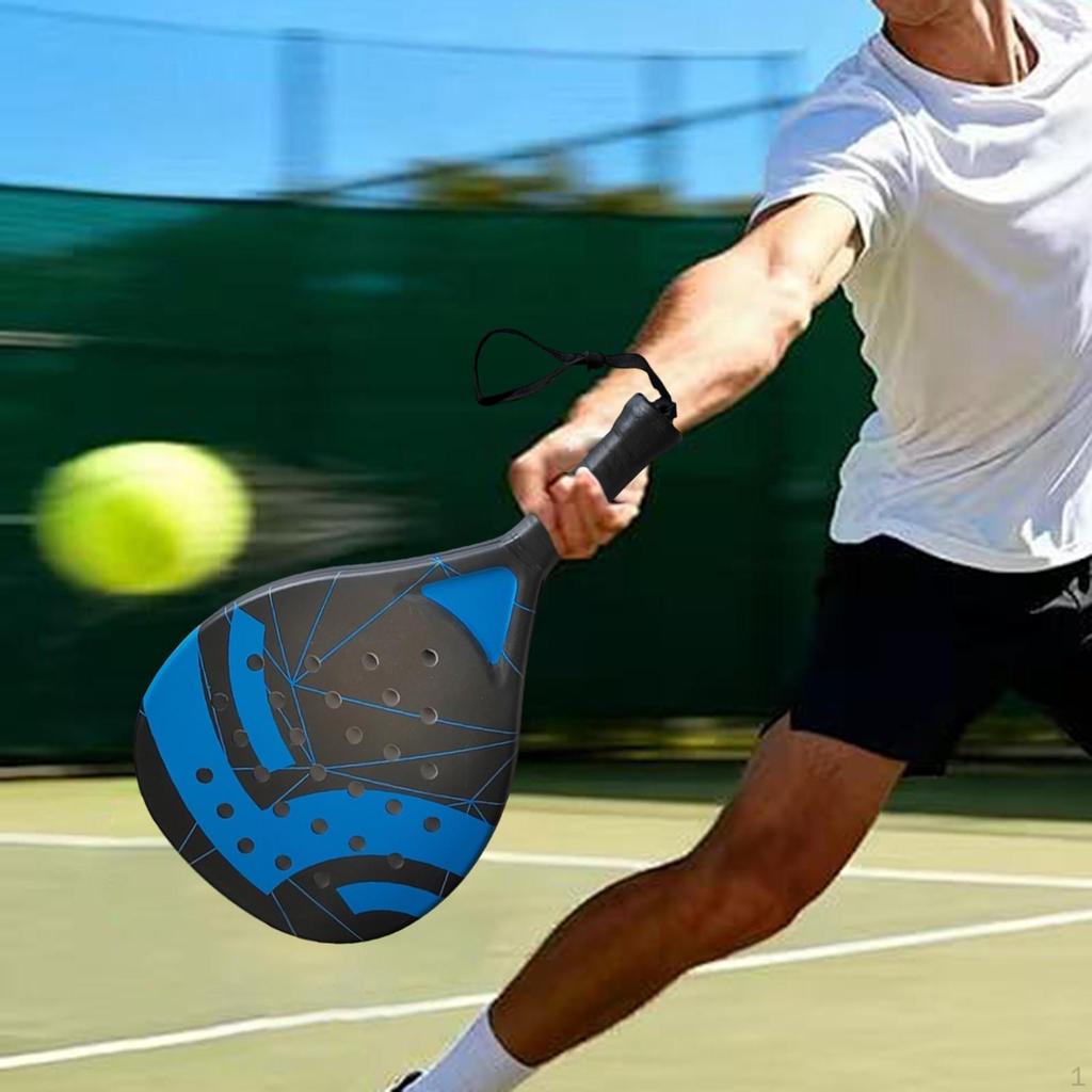 Padel Racket Beach Tennis Paddles with Storage Bag Sturdy Training Professional Lightweight