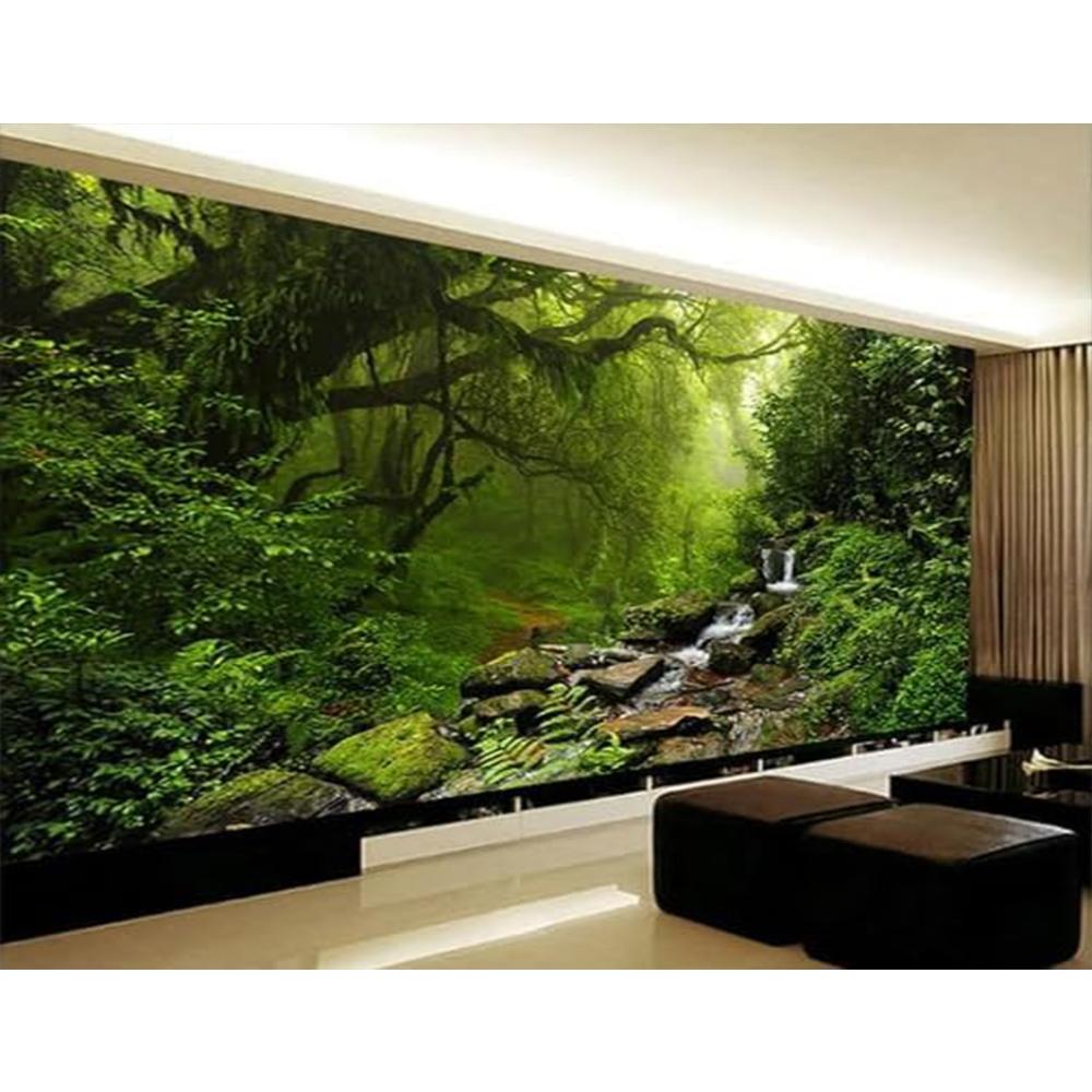 3d Modern Bos Behang Natuurlijk Landschap Muurschildering Slaapkamer Woonkamer Huisdecoratie Behang