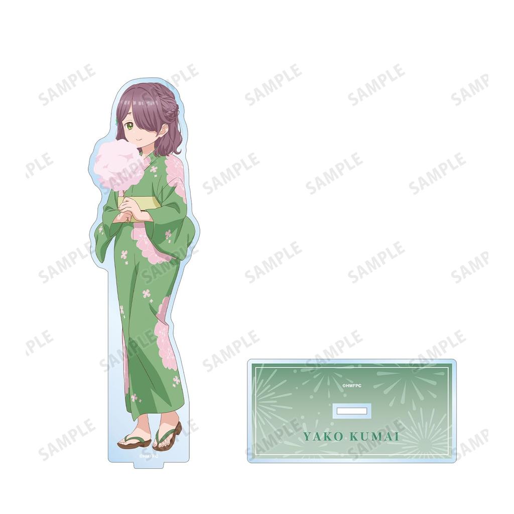 TV anime wa Original illustration Summer Festival Big acrylic stand "Utagoe Mille-feuille" Kuma-chan ver.