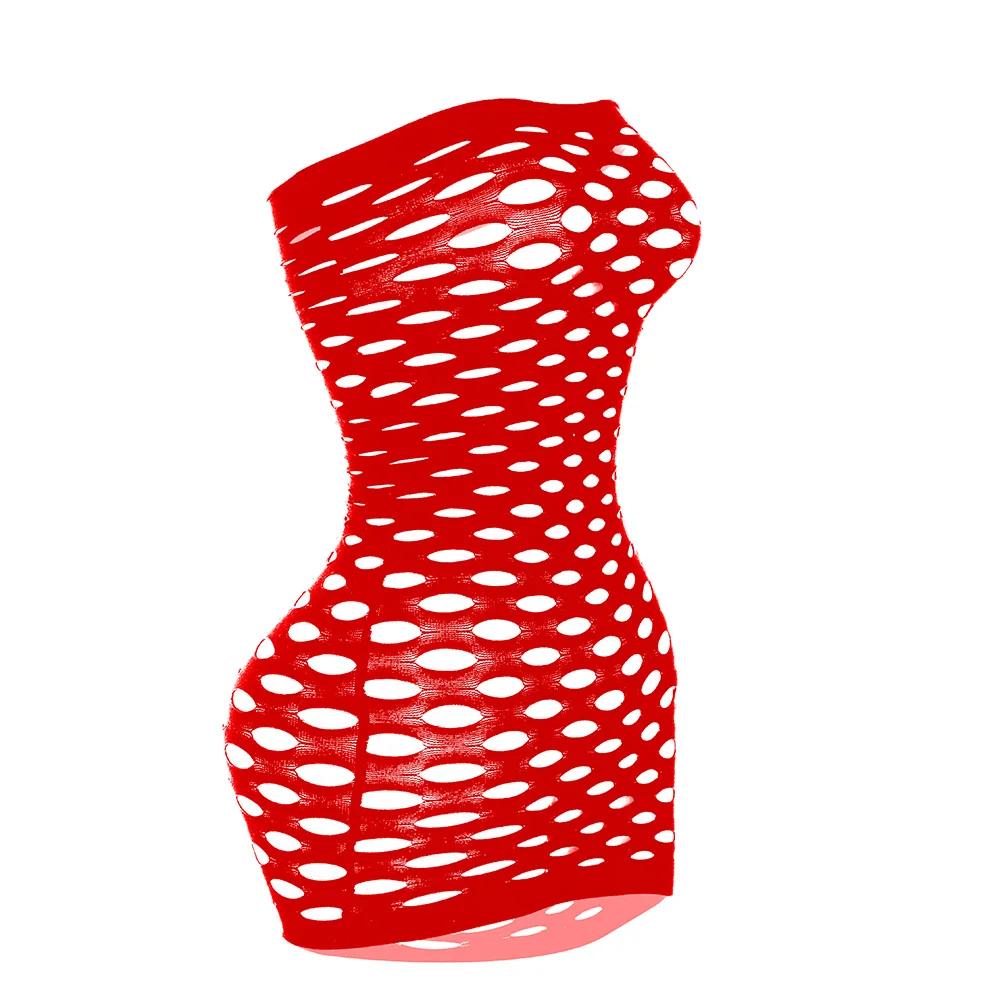40-100KG Plus Size Mesh Erotic Dress Bodystockings Lingerie Sexy Open Bra Crotchless Female Fishnet Dress Underwear for Women Men