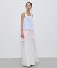 CITYBREEZE Tiered Shirred Sleeveless Top_Sky Blue