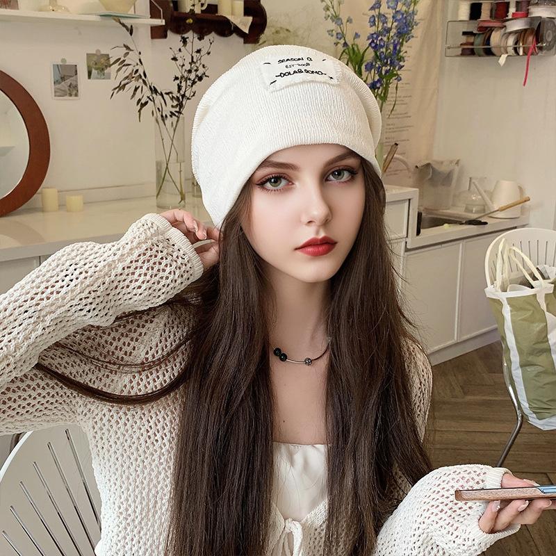 Korean Version of Autumn and Winter New Women's Outdoor Warm and Fashionable Small Basin Hat Casual Travel Color Blocking Bucket Hat