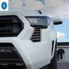 Black Auto Exterior Head Light Grille Air AC Outlet Vent Frame Decoration Cover Trim ABS Accessories For Toyota Tacoma 2024 2025
