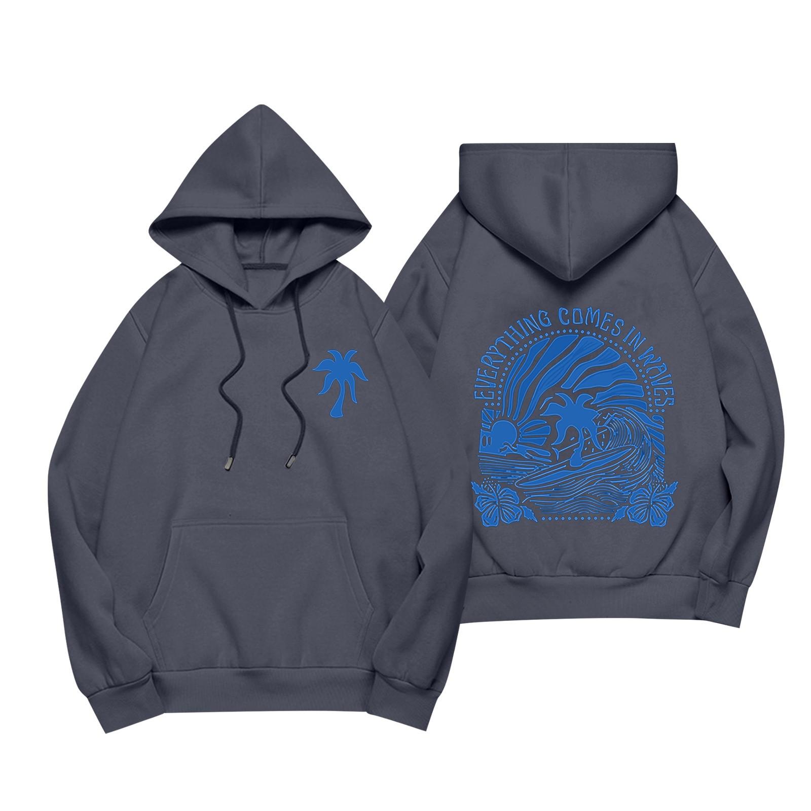 Спортивный костюм с капюшоном, унисекс, одежда для бега, пуловер с длинными рукавами, толстовка с капюшоном S