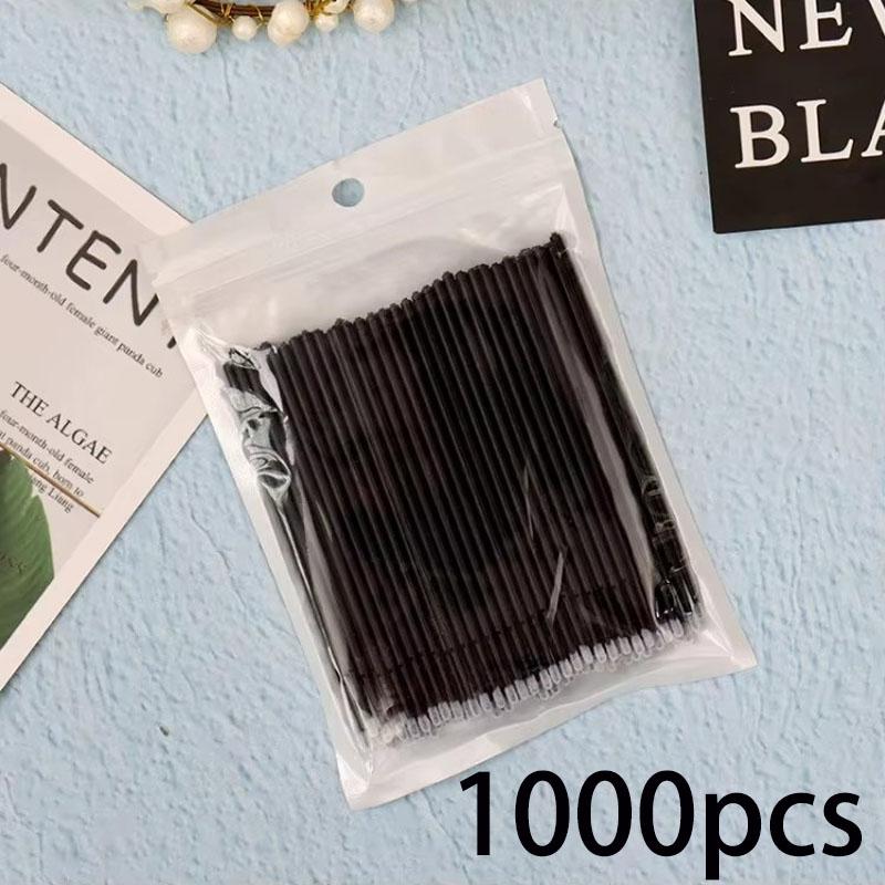 500 pcs-1500pcs Disposable Micro Eyelash Brush Heads Expanded Personal Eyelash Brush Heads Multi-purpose Micro Brush Heads QIWU