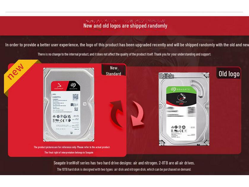 

Seagate NAS Cool Wolf 3.5 SATA 2ТБ PMR CMR Вертикальный жесткий диск для сетевого хранения