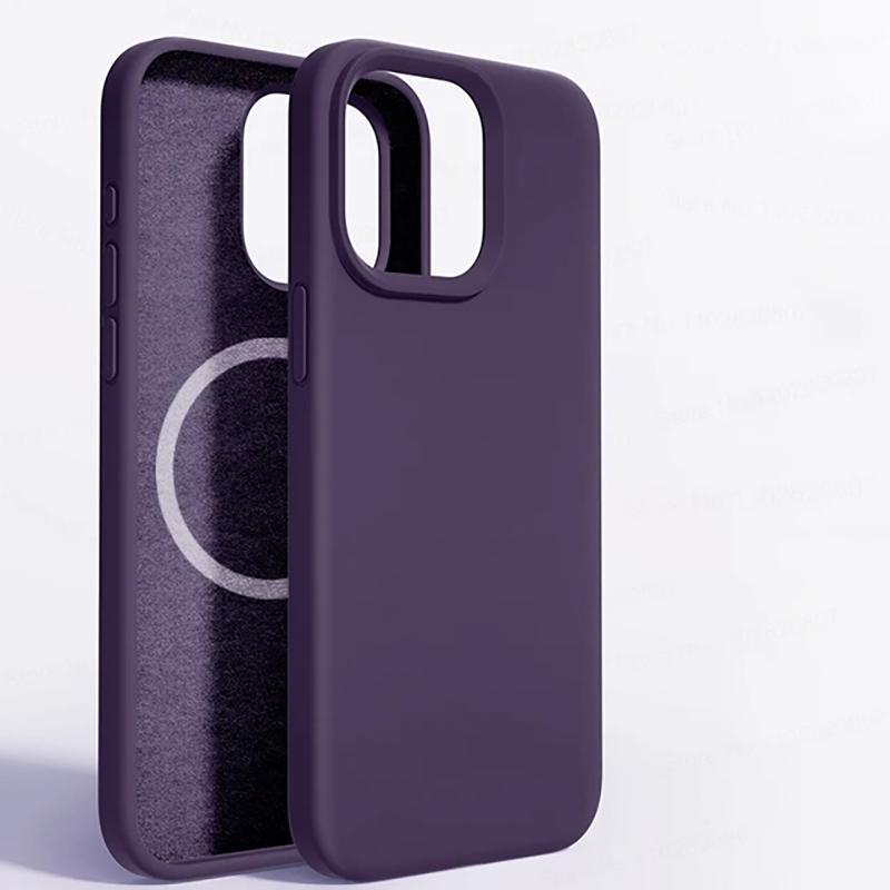 For Magsafe Liquid Silicone Magnetic Case For  For Iphone 16 15 14 13 12 11 Pro Max 16 14 15 Plus Wireless Charging Back Cover