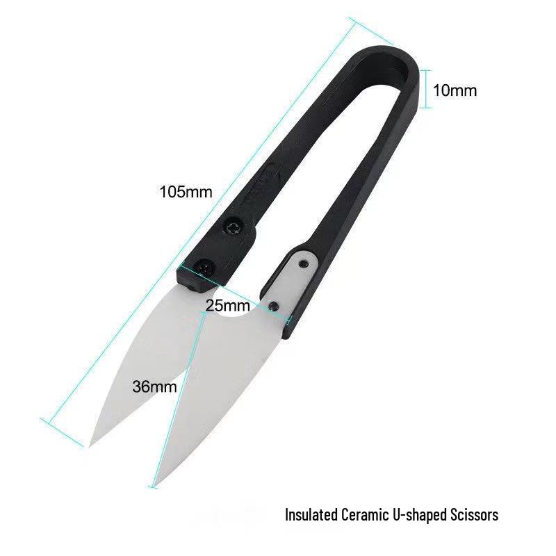 

Sharp Durable Insulating Ceramic Yarn Scissors for Electronics and Mobile Phone Repair
