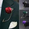 NEW Men's Advanced Chic Brooches Leaf Rabbit Pin Suit Shawl Lapel Pins Uxedo Corsage Hat Shirt Collar Pin Party Daily Accessory