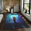 Joker Inspired Rug with Colorful Urban Vibe Suitable for use as an anti-slip game mat for living room and bedroom sofas