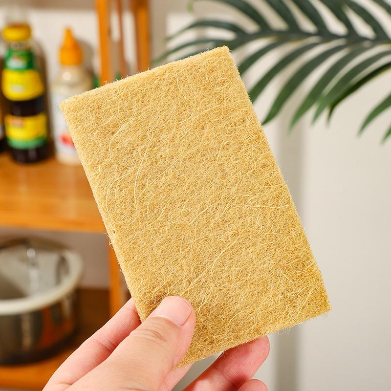 5/10 st Kokosfiber Skursvampar - Icke-vävda, Högkvalitativa Återanvändbara Exfolierande Svampar för Köks- och Vardagsrumsstädning