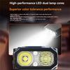 Fresh Flat Flashlights Rechargeable LED Small Flashlight Dual-Switches With Digital Display Pocket Flashlight For Home,Camping