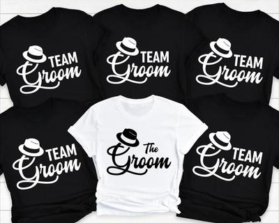 New Bachelor Party The Groom T Shirt Team Groom T Shirt Wedding Party Brother Team Shirt Groom Short Sleeve Wedding Party Tees