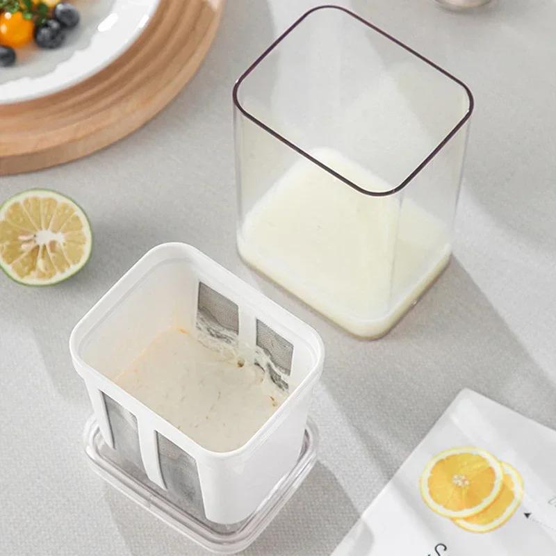 Japanese Yogurt Filter Food Strainer Screen Cold Extraction Whey Separation Tools Cheese Moisture Seperator