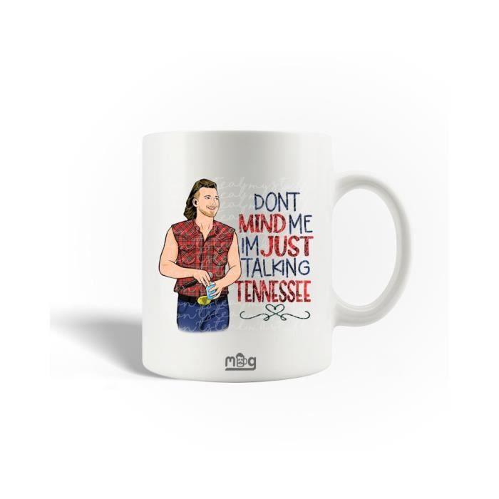 Ceramic Mug - Morgan Wallen - Talkin Tennessee - 30cl - Dishwasher Safe - White