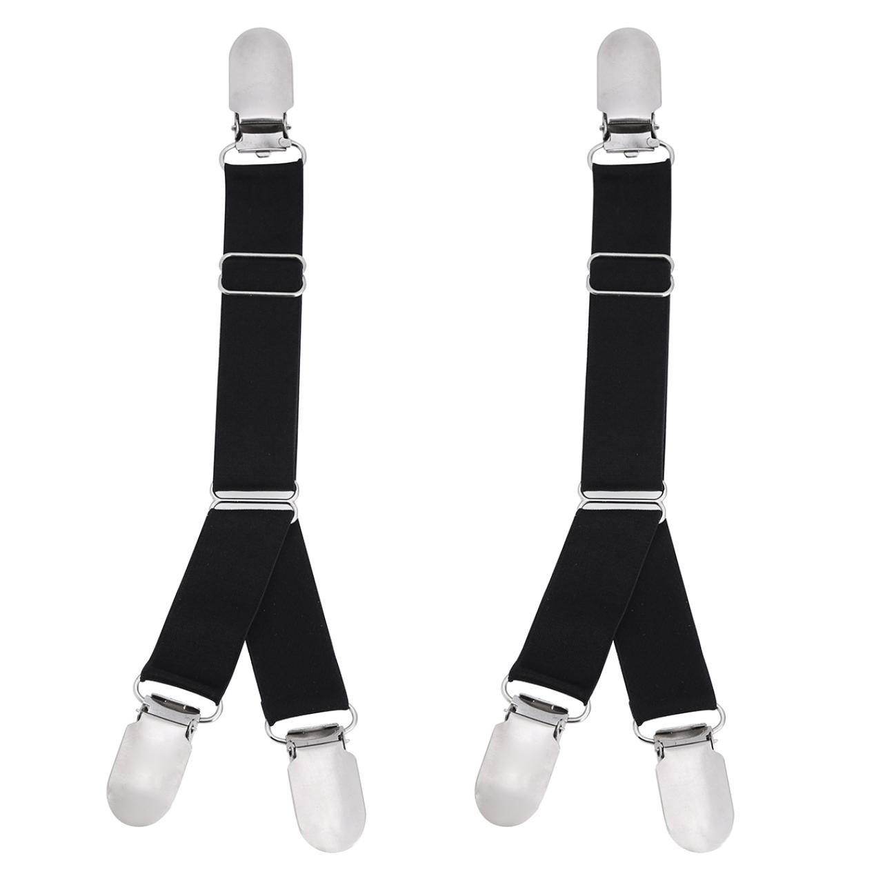 

Эластичный зажим для чулок, подвязки, рубашка, регулируемые аксессуары для подвязок, регулируемый пояс для подвязок 2PCS Y Style