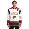 Unisex Long Sleeve Hockey Jersey Shirt Lightweight Breathable Athletic Top for Outdoor Sports and Casual Wear with Graphic Print