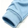 Sky blue Men's Half Zip Hoodie Solid Color Long Sleeve Pullover Sweatshirt Casual Outdoor Hooded Tops With Pocket Autumn Winter