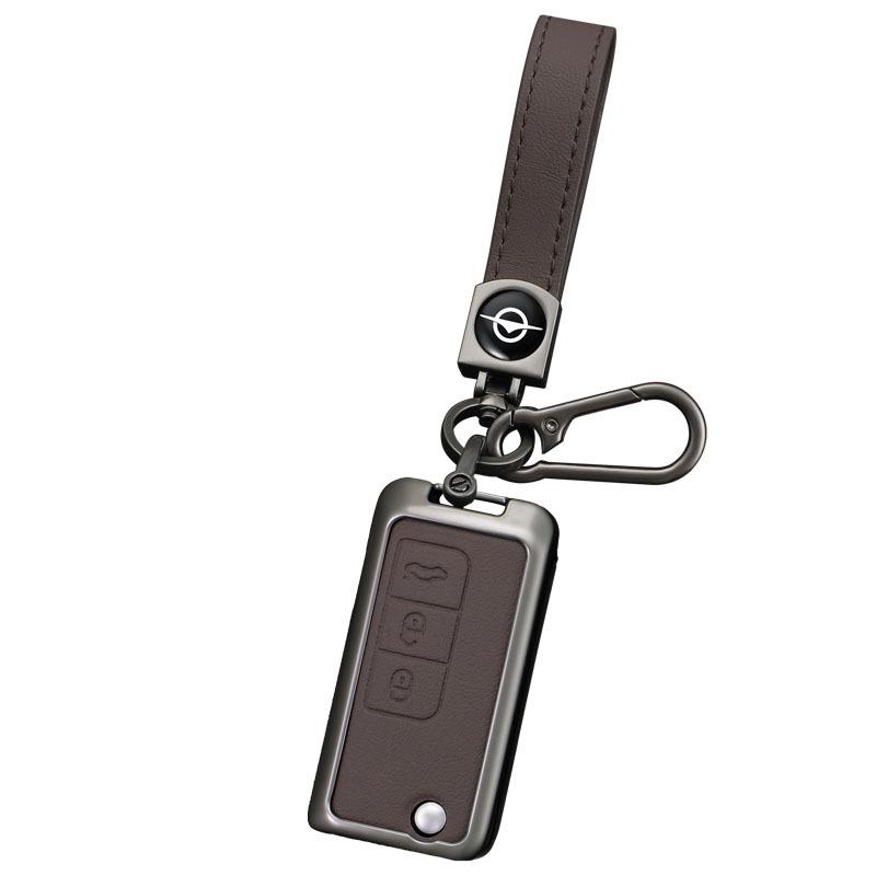 Haima Knight S7/M5 Car Key Cover: 34th Gen Metal Shell with Buckle for Men & Women