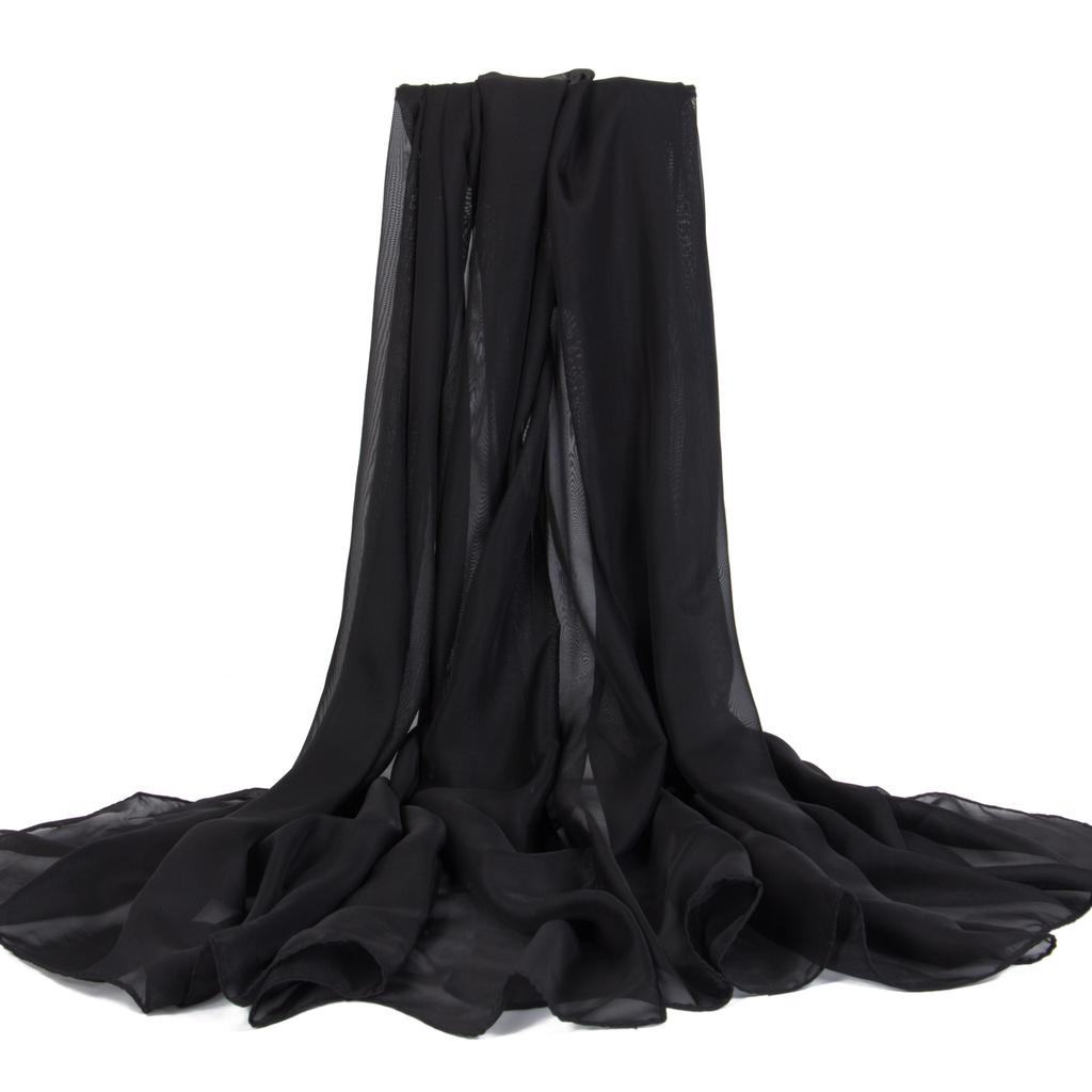 Extra Large Chiffon Printed Scarf White Shawl Dual-purpose Women's Korean Version Autumn and Winter Long Scarf Beach Towel for Women