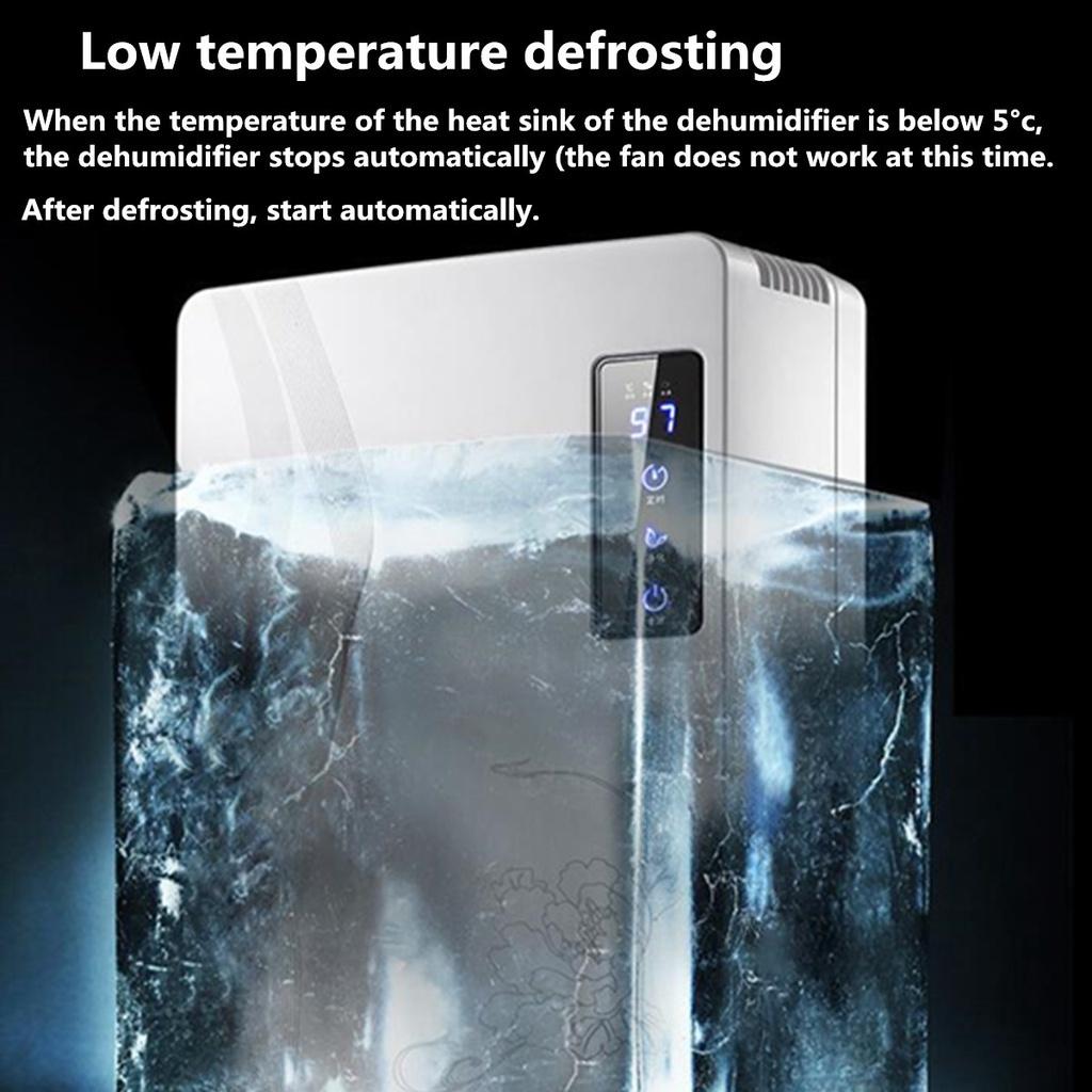 90W 2200ML Household Multifucntion Dehumidifier Electric Air Dryer 24h Timing Smart Touch Desiccant Drying Machine