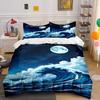 Moonlit Oceanic Serenity. Bedding Sets Duvet Covers Pillowcases(1* Duvet Cover 2* Pillowcases Without Duvet Insert)