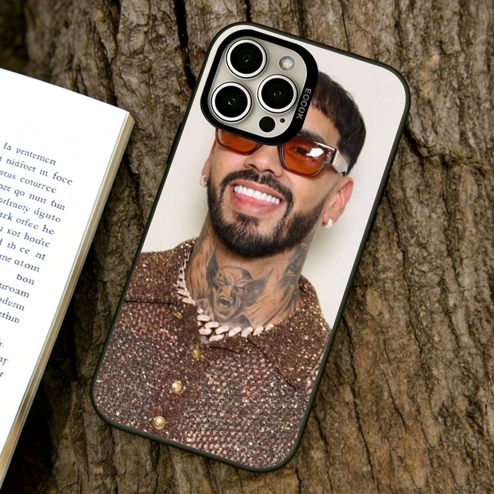 Anuel AA Phone Case For iPhone 17,16,15,14,13,12,11 Plus,Pro Max,XS,Colorful Silver Phone case Funda Cover