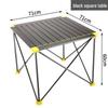 OEING Portable Roll-up Camping & Picnic Folding Table