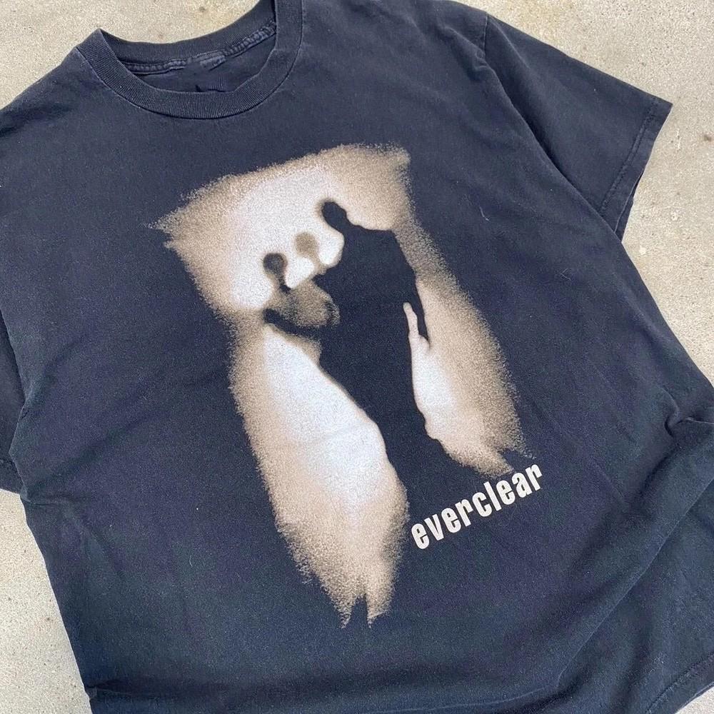 Винтаж Горячая группа Everclear Так много для послесвечения Черная S-5XL Футболка BL2144 Унисекс Футболка S