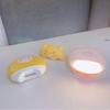 2-i-1 automatisk negletrimmer med lett 2 hastigheter neglefil USB oppladbar