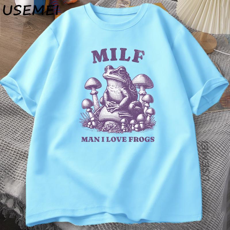 

Unisex I Love Frogs T Shirt Retro Animal Meme Tee Shirt Vintage Graphic TShirt Funny Oversize Tshirt Frog Cottagecore Clothing L