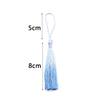 10Pcs 13cm Gradient Color Polyester Silk Tassels Bookmark Tassels Mini Tassels For DIY Crafts Jewelry Making Souvenir Bookmarks