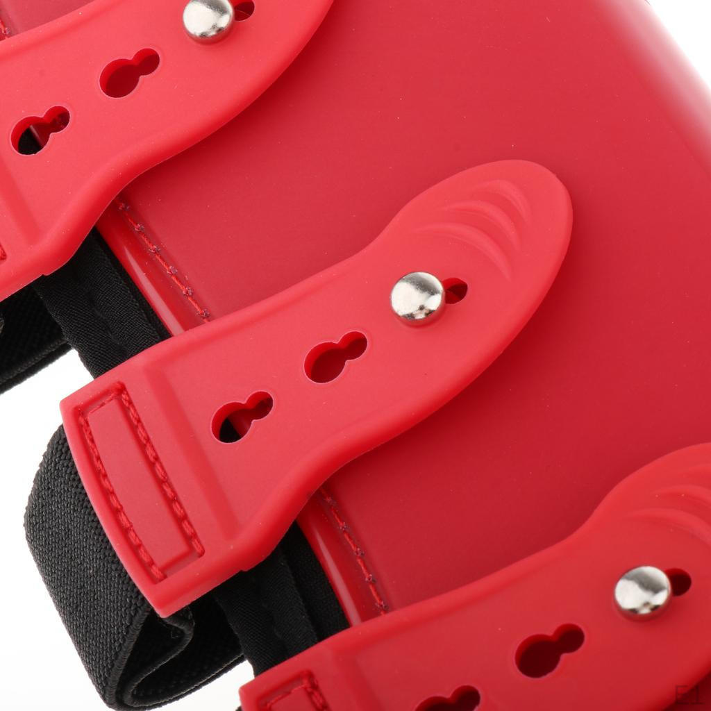 1 Support Boots, PU Leg Horse Tendon Boots Breathable Wrap, Shell And Neoprene - Red Fore Foot