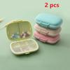 Mini Portable 8 Grids Pill Box Travel Medicine Organizer Container Sealed Tablets Storage Box Dispenser Box for Medicines