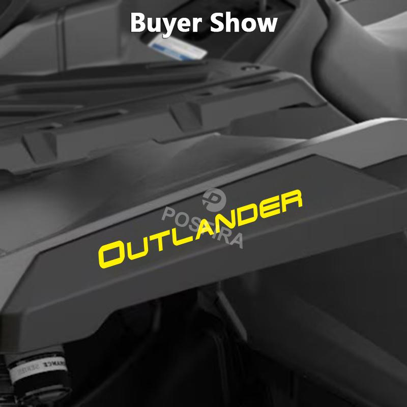 Adesivos para ATV Decalques de Vinil para Can Am Outlander 1000 800 700 650 570 500 450 400 Canam Can-am Gráficos Logo Emblema Acessórios