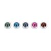 100pcs Plastic Plastic Eyes Half Round Half Round Eyes Colorful Eyes  Bear Stuffed Animals