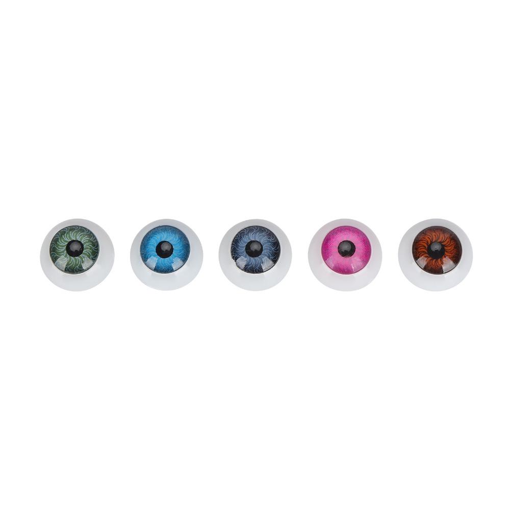 100pcs Plastic Plastic Eyes Half Round Half Round Eyes Colorful Eyes  Bear Stuffed Animals