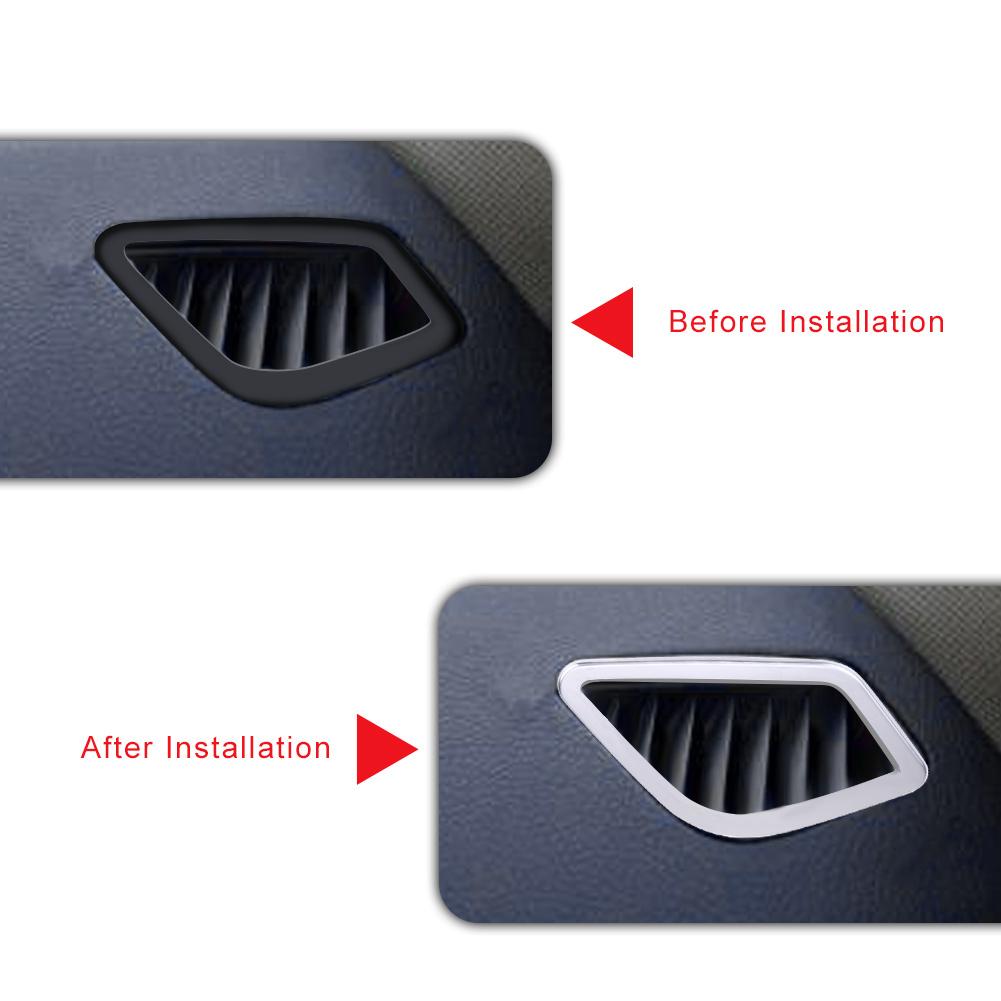 Car   Conditioning Vent Outlet Trim Frame Cover for   3 4 Series GT F30 F32 F34