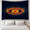 Manchester United Crest Printed Tapestry, for Bedroom,Livingroom, dormitory, Large Wall Decor, Fabric Decor Fan Birthday Gifts