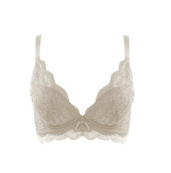 Girls' Lace Support Bra: Small Chest, Adjustable, Anti-Expansion, No Steel Ring, Thin Top, Thick Bottom
